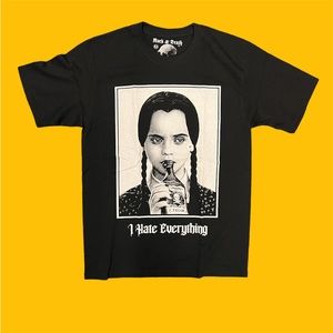 Wednesday adams graphic tshirt